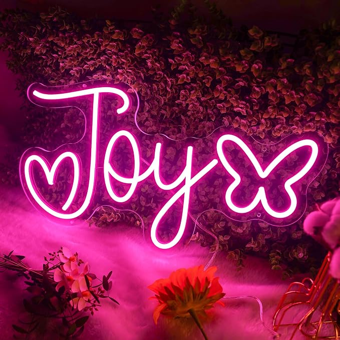 Custom Neon Sign for Wall Decor, Glow LED Kids Room, Wedding Business Light | Personalized Name Birthday Gift, Home Bedroom, Bar Shop Decorations, Durable, Dimmable, Battery/Plug-in Use, Easy Hang/Mount