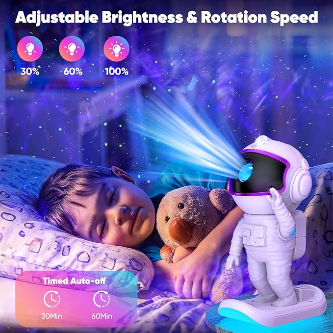 Star Projector, Galaxy Projector for Bedroom, Night Light with Timer and Remote Control, Gift for Kids Adults for Birthdays, Christmas