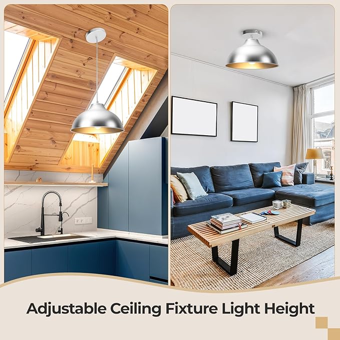 Brushed Nickel Pendant Lights Kitchen Island,Hanging Pendant Light Fixtures,Kitchen Pendant Lighting Over Island