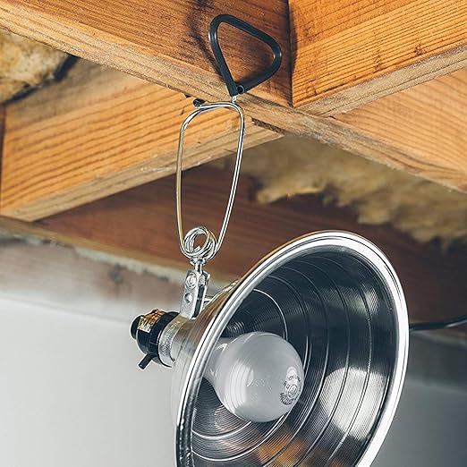 Simple Deluxe Clamp Lamp Light Socket with 8.5 Inch Aluminum Reflector, Suit for Max 150 Watt Lamp (No Bulb Included) with 18/2-Gauge 6 Feet Cord, Silver, 6 Pack