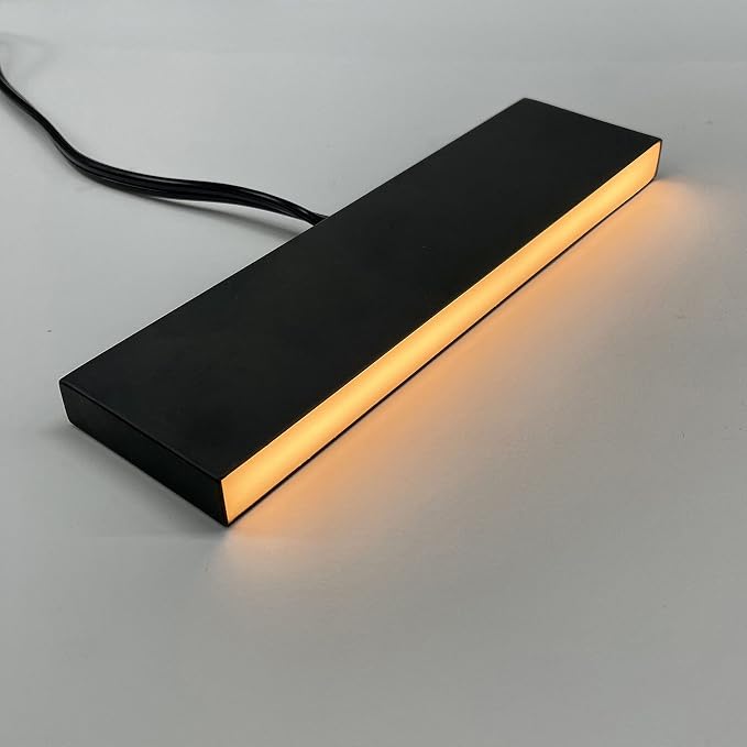 LUMENGY Paver Light Slim 0.5x8 Inch (0.55x7.87), 2700K Warm White, Glare-Free Linear Lighting for Driveways, Walkways and Paver Borders, 12V Hardwired, IP67 Waterproof, Drive-Over Rated