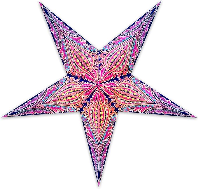 GalaxyArts - Queen (Blue Pink, Medium) - Paper Star Lantern