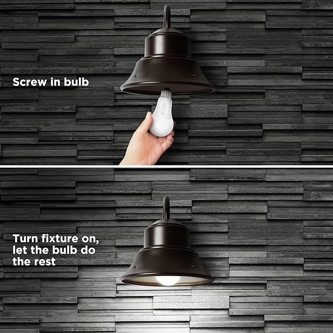 Feit Electric A21 LED Light Bulb, 100W Replacement, Dimmable, Selectable Color Temperatures (2700K-5000K), 1600 Lumens, General Purpose Light Bulbs, 15,000-Hour Lifetime, OM100DM/5CCTCA/LED/6, 6 Pack