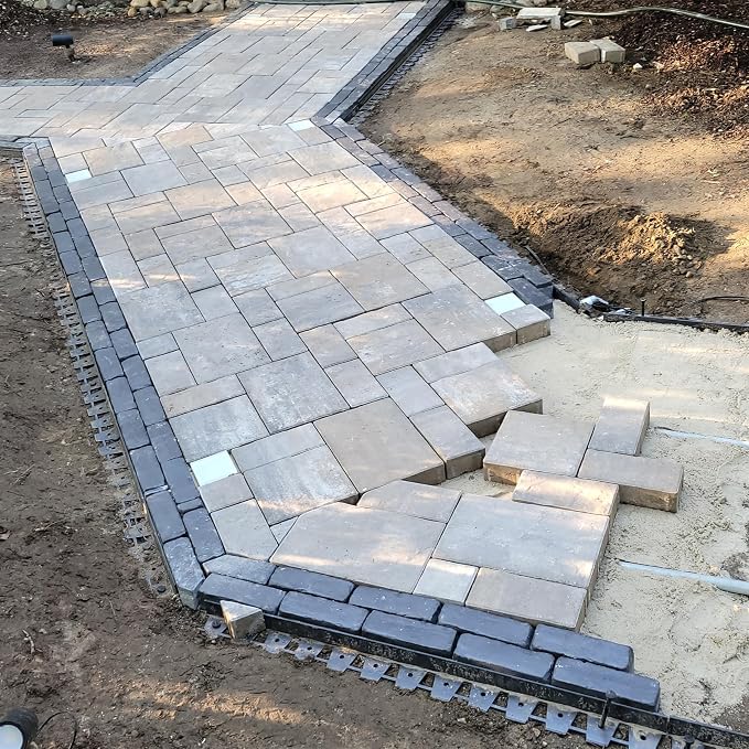 LUMENGY Paver Light 4x4 Inch (3.93x3.93), 2700K Warm White, Glare-Free Brick Lighting for Driveways, Walkways, Pool Decks and Patios, 12V Hardwired, IP67 Waterproof, Drive-Over Rated