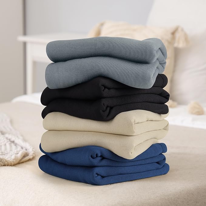 Utopia Bedding Soft Jersey Knit Blanket Camel King (90x102 Inches) | Lightweight, Breathable, Sweatshirt Blanket, Bed, Couch, Sofa, Cozy, Home Decor, Summer