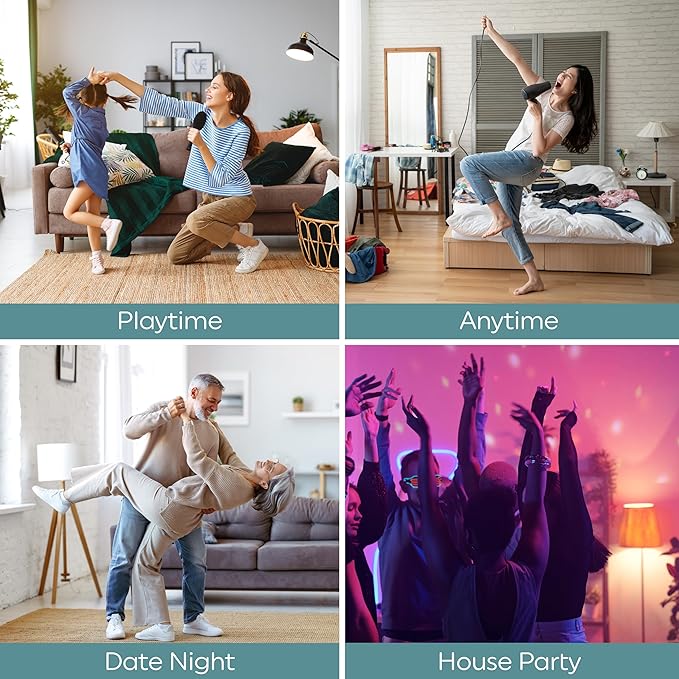 GE LED+ Speaker Light Bulb, Soft White, Bluetooth Speaker, No App or Wi-Fi Required, Remote Included, A21 Light Bulbs, 60W (3 Pack)