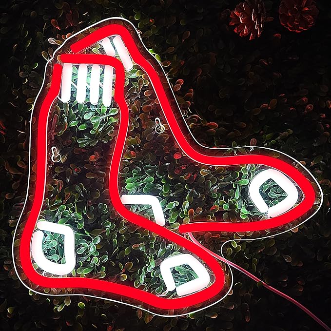 Baseball Neon Sign for Wall Decor Baseball Team Logo Neon Light for Man Cave LED Sports Light Sign for Boys Room,Club,Man Cave,Bar,Party,Christmas Birthday Gifts for Men,Boys,Teens,Size 12*11.7in(FMXD163)