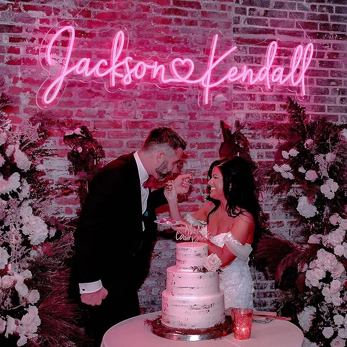 Wakklia Custom Neon Sign, Valentine's Day Custom LED Sign Personalized | Customizable for Wedding Events Prom, Custom Neon Signs for Wall Decor Valentine's Day Birthday Gifts Coffee Office Bar Gift