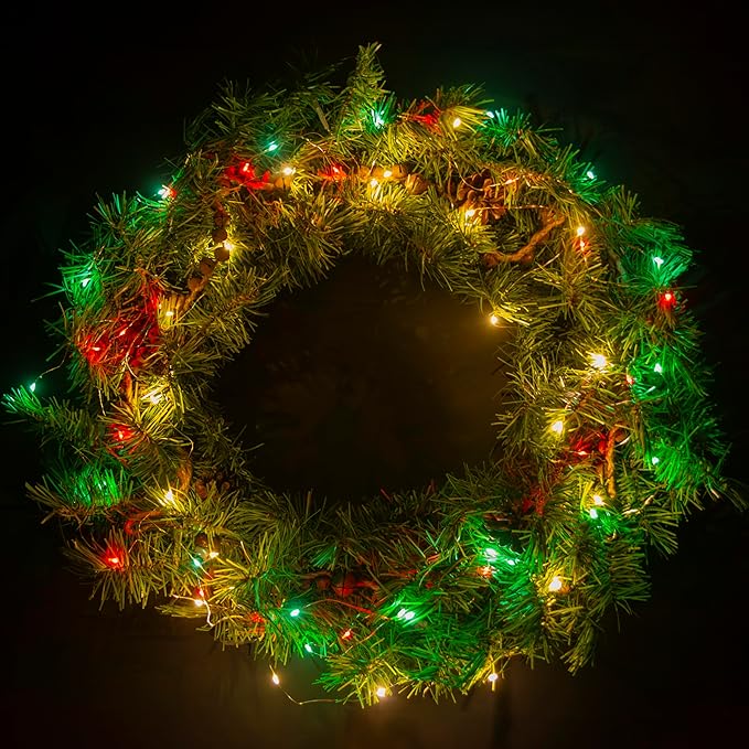 Hogg 12 Pack LED Fairy Lights - 7 ft, Centerpiece Table Decorations for Party, Small LED Lights Battery Operated, Center Pieces Decoration for Table, Battery Powered Firefly Fairylights, White