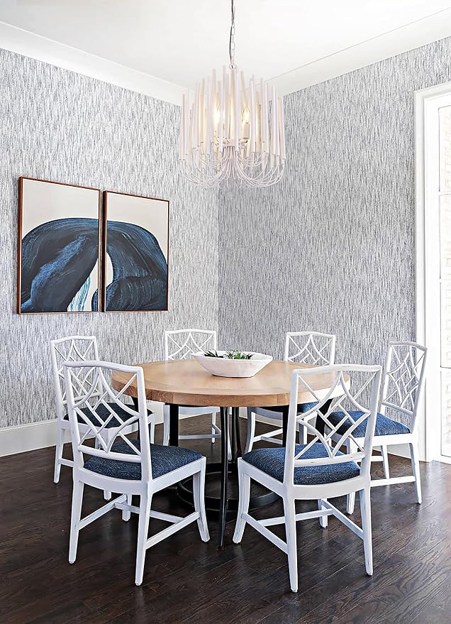 TOCHIC Modern Farmhouse Chandelier for Dining Room 18", Small Vintage White Wood Chandeliers Light for Living Room, Rustic Pendant Lighting Fixture Ceiling Hanging for Foyer Bedroom Entryway