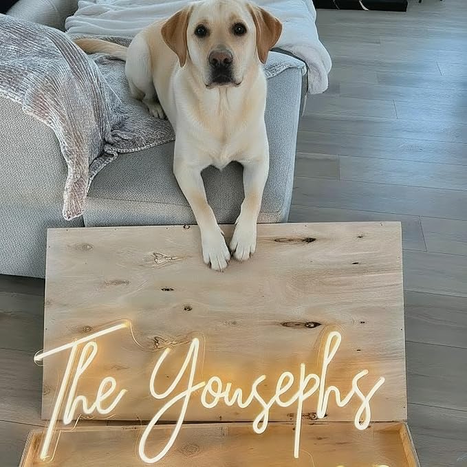 OBTAIN Custom Neon Signs, Neon Sign Customizable for Wall Decor, Personalized Neon Sign for Wedding Birthday Party Gift Party Bar Game Room Home Business Shop Name Logo Neon Sign