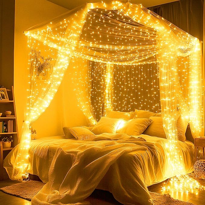 Joomer LED Fairy Lights Battery Operated, 2 Pack Each 16FT 50 LED Cuttable Starry Lights with Timer for Bedroom, Parties, Wedding Christmas Indoor Decor (Warm White)