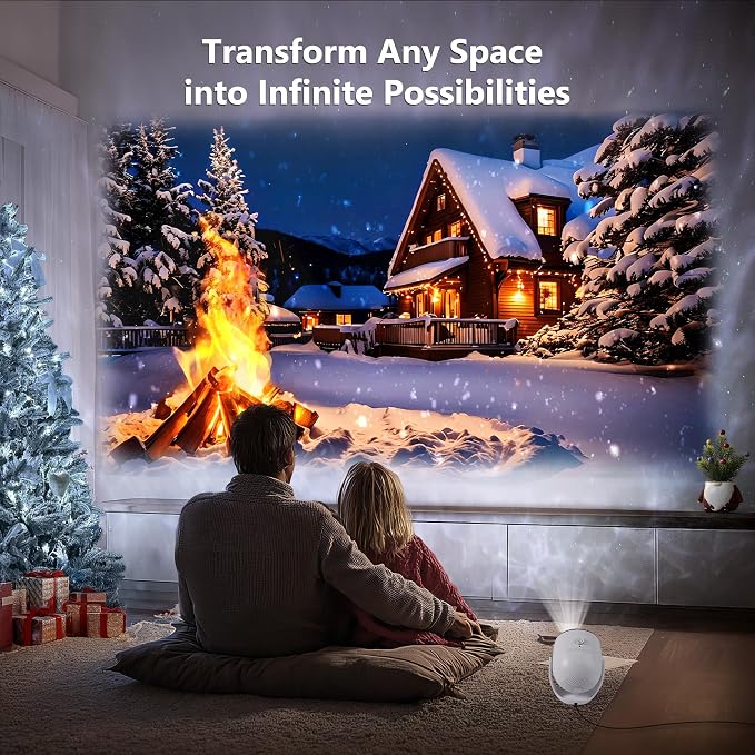 Brizled Projector Galaxy Light Pro, 4K Glasses-Free 3D LED Night Lamp Ocean | Holographic Planetarium Bedroom Star Light with 90+ Dynamic Themes; Stereo Bluetooth Speaker; Remote Nebula Light for Ceiling
